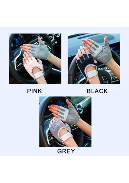 No.1 Tarzı L Boyutu Profesyonel Spor Salonu Eldiveni Kadın Ağırlık Kaldırma Egzersiz Spor Eldiven Nefes Vücut Geliştirme Yarım Parmak El Koruyucu (Yurt Dışından) indirimleri