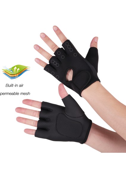 Gri Tarzı Xl Boyutu Gym Fitness Nefes Bilek Ağırlık Kaldırma Silika Jel Kaymaz Spor Egzersiz Eldivenleri (Yurt Dışından) modelleri