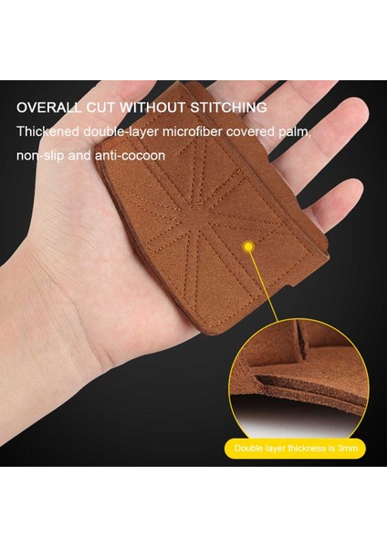 Kahverengi Tarzı 1 Çift Ağırlık Kaldırma Eldiveni Düz Renk Anti Patinaj Yıkanabilir Eğitim Vücut Geliştirme El Palm Koruyucu Mitten Siyah (Yurt Dışından) fırsatları