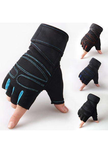 Siyah Stil M Boyutu Spor Salonu Eldivenleri Ağır Spor Egzersiz Ağırlık Kaldırma Eldivenleri Vücut Geliştirme Eğitimi Spor Spor Yarım Parmak Eldiven Unisex Için (Yurt Dışından) modelleri