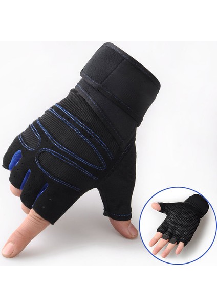 Siyah Stil M Boyutu Spor Salonu Eldivenleri Ağır Spor Egzersiz Ağırlık Kaldırma Eldivenleri Vücut Geliştirme Eğitimi Spor Spor Yarım Parmak Eldiven Unisex Için (Yurt Dışından) fırsatları