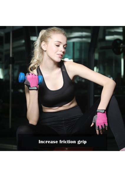 Gri Tarzı L Boyutu Unisex Spor Salonu Fitness Ağırlık Kaldırma Eldivenleri, Vücut Geliştirme Eğitimi Spor Egzersiz Eldivenleri, Nefes Alabilen Kaymaz Yarım Parmak Eldiven (Yurt Dışından) indirimleri