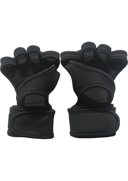 Kırmızı Stil M Boyutu Erkek Kadın Halter Eğitim Eldiven Spor Dambıl Halter Crossfit Vücut Geliştirme Jimnastik Spor Salonu El Bilek Palm Koruyucu (Yurt Dışından) fırsatları