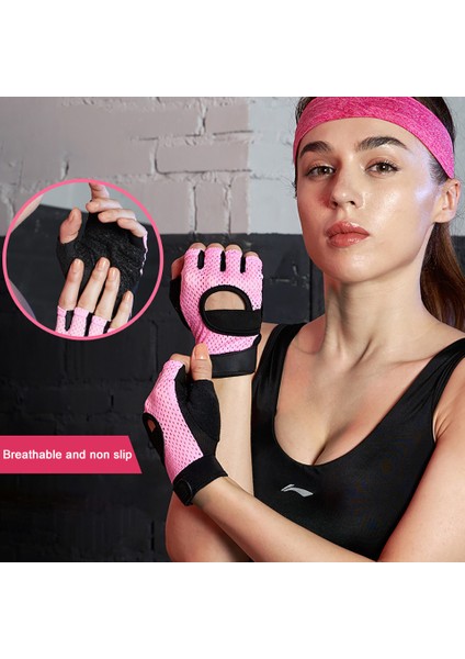 Yeşil Stil S Boyutu Loogdeel Yarım Parmak Halter Eldiveni Kaymaz Palm Fitness Eğitimi Aşınmaya Dayanıklı Dambıl Ekipmanları Yatay Çubuk Eldiven (Yurt Dışından) fiyatları