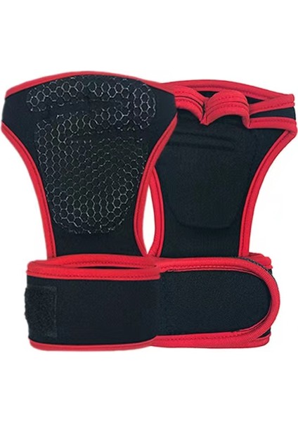 Kırmızı Stil Xl Boyutu Ağırlık Kaldırma Eldiveni Kaldırma Palmiye Sapları Pedleri Egzersiz Vücut Geliştirme Eğitimi Spor Eldiven Egzersiz Dambıl Bilek Sarma Erkek Kadın (Yurt Dışından)