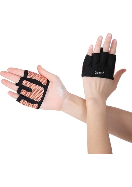 Ey Stil M Boyutu 1 Çift Kaymaz Ağırlık Kaldırma Bina Eğitim Eldivenleri Spor Salonu Eğitim Wrap Sapları Spor Eğitimi Silikon Eldiven (Yurt Dışından)