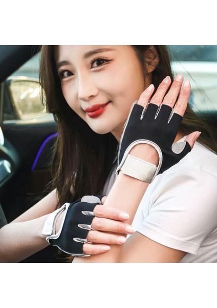 No.1 Tarzı M Boyutu Profesyonel Spor Salonu Eldiveni Kadın Ağırlık Kaldırma Egzersiz Spor Eldiven Nefes Vücut Geliştirme Yarım Parmak El Koruyucu (Yurt Dışından) fırsatları