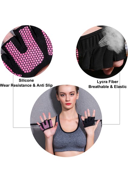 Mavi Stil 1 Çift Ağırlık Kaldırma Eğitim Eldivenleri Kadın Erkek Spor Spor Vücut Geliştirme Jimnastik Sapları Spor Salonu El Avuç Içi Koruyucu Eldiven (Yurt Dışından) fırsatları