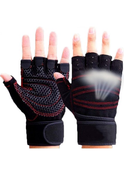 Mavi Stil Xl Boyutu Bisiklet Eldiveni Kaymaz Anti-Ter Erkek Kadın Yarım Parmak Eldiven Nefes Anti-Şok Spor Eldiven Bisiklet Bisiklet Eldiveni (Yurt Dışından) modelleri