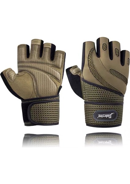 Kahverengi Tarzı Xl Boyutu Erkekler Ağırlık Kaldırma Eldivenleri Spor Salonu Vücut Geliştirme Eğitimi Fitneorts Ekipmanları Egzersiz Egzersiz Luvas Bilek Wrap ~ (Yurt Dışından)