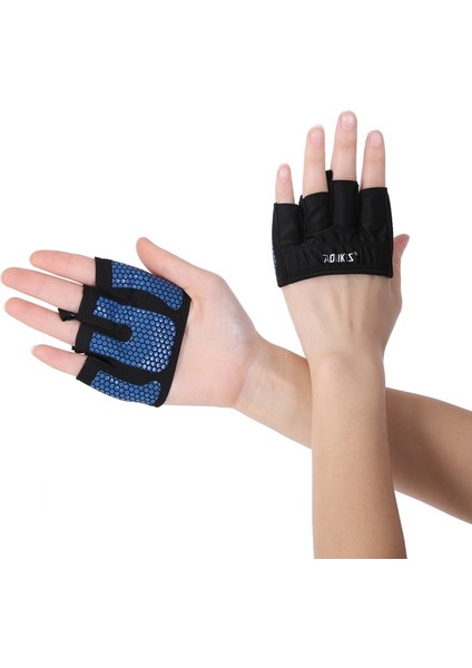B Tarzı L Boyutu 1 Çift Kaymaz Ağırlık Kaldırma Bina Eğitim Eldivenleri Spor Salonu Eğitim Wrap Sapları Spor Eğitimi Silikon Eldiven (Yurt Dışından) fiyatları