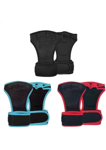 Kırmızı Stil M Boyutu Ağırlık Kaldırma Eldiveni Kaldırma Palmiye Sapları Pedleri Egzersiz Vücut Geliştirme Eğitimi Spor Eldiven Egzersiz Dambıl Bilek Sarma Erkek Kadın (Yurt Dışından) modelleri