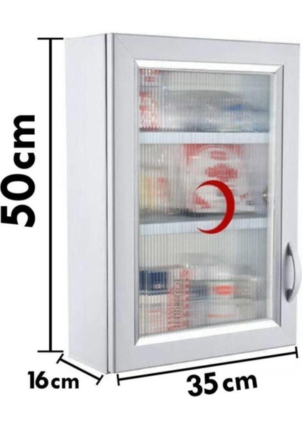 Tekno Trust Ecza Dolabı Içi Dolu Ilk Yardım Içerikli Pvc 50X35X16 cm 159 modelleri