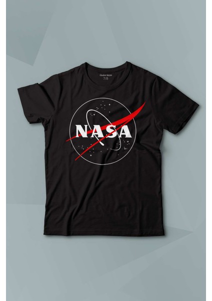 Nasa Logosu Evrim Ağacı Uzay Cosmos Baskılı Çocuk Tişört Kısa Kollu
