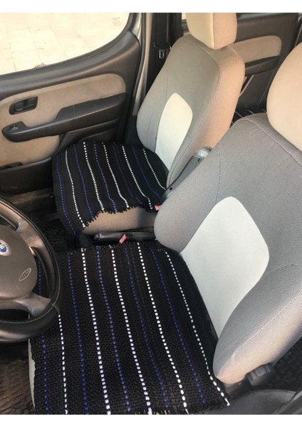 Tekno Trust Universal Taşkınev Home Terletmez Oto Kilim Ön ve Arka 3 Lü Serme Set Oto Minderi Akrilik - Polyest
