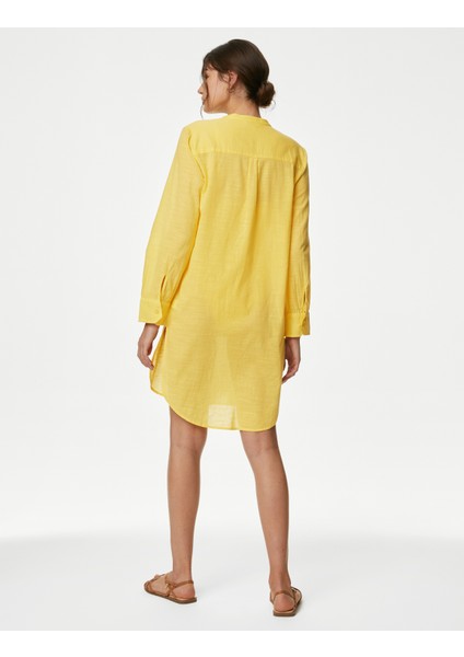 Saf Pamuklu Regular Fit Plaj Gömleği indirimleri