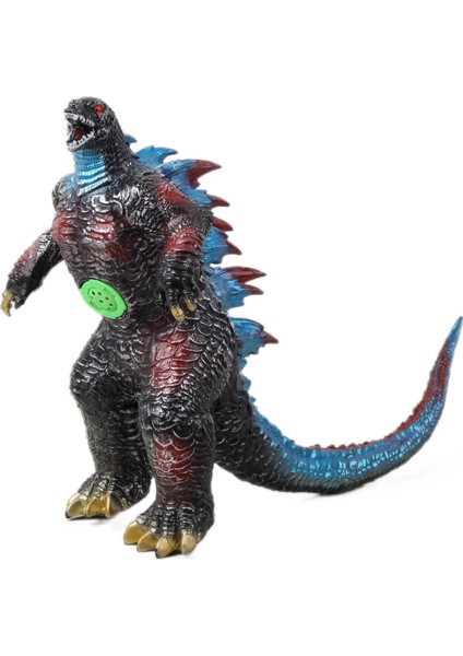 Gerçekçi Görünümlü Özel Dokulu Godzilla Vs. Kong Giant Godzilla Ejderha Figür Oyuncak 35 Cm. Model B