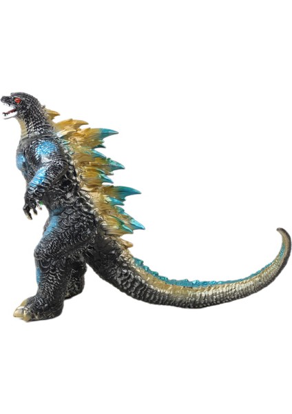 Gerçekçi Görünümlü Özel Dokulu Godzilla Vs. Kong Giant Godzilla Ejderha Figür Oyuncak 35 Cm. Model C