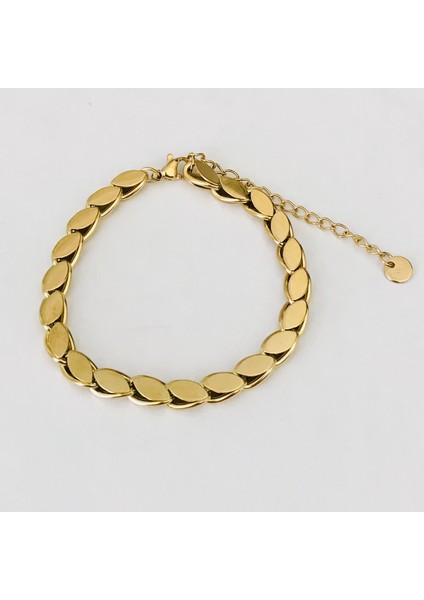 Çelik Arpa Zincir Bileklik modelleri