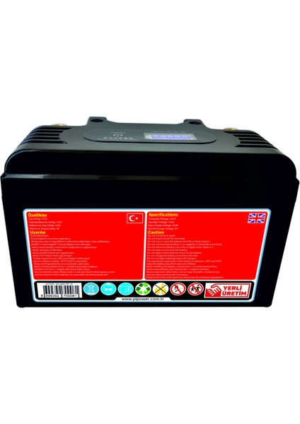 Active 12V 6AH Lithium Lifepo4 Lityum Motosiklet Aküsü