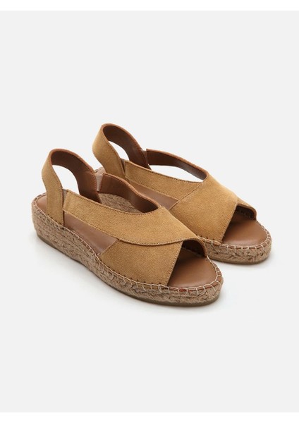 Dilere Koyu Kum Kadın Espadril Sandalet fiyatları