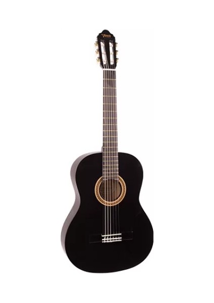 VC103TBK Klasik Gitar Sap Çelikli 3/4 Siyah