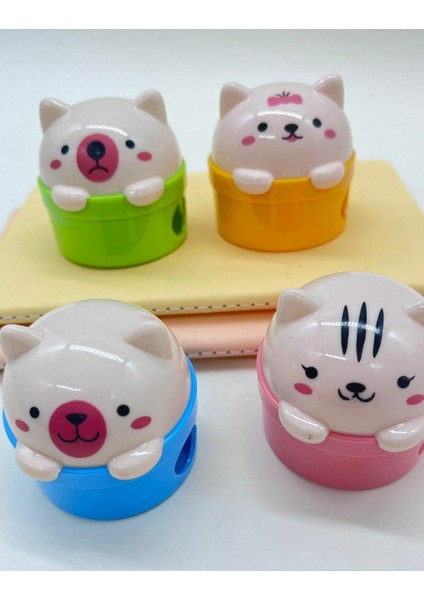 Yeşil Sevimli Kedi Kalemtraş fiyatları