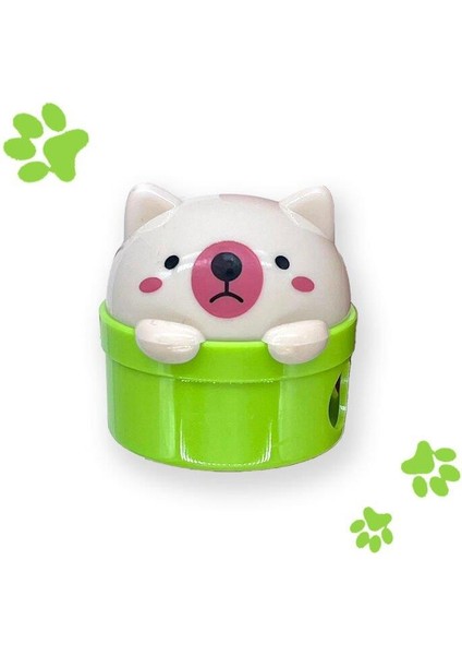 Yeşil Sevimli Kedi Kalemtraş fırsatları