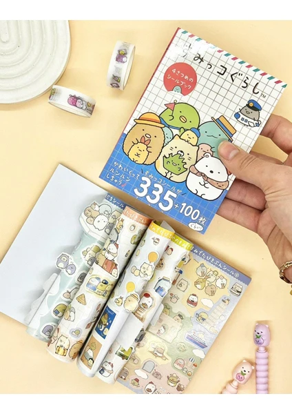 Mavi Defter Sumikko Gurashi  Sticker /  Bullet Journal / Defter Süsleme / Çıkartma