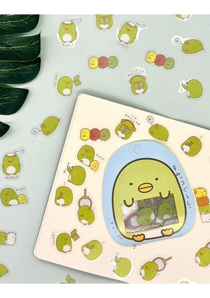 Sevimli Sumikko Gurashi Sticker Mavi Paket -Çıkartma -Bullet Journal-Defter Süsleme