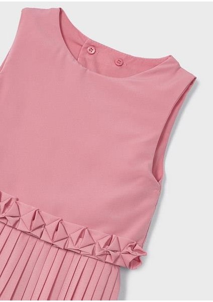 Kız Çocuk Pembe Tulum Ekose modelleri