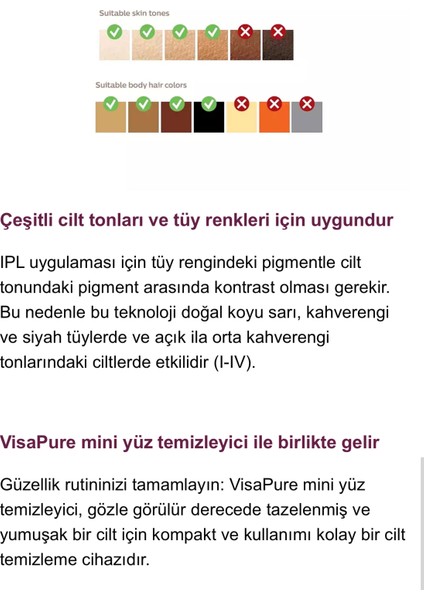 Ikisi Birarada Lumea Ipl Tüy Alma Cihazı 5 Yoğunluk Ayarlı Lazer Epilasyon Aleti & Yüz Temizleyici - Luciole Lambader Hediye!