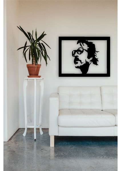 Cem Karaca Silüet2 Ahşap Mdf Lazer Kesim Tablo fiyatları