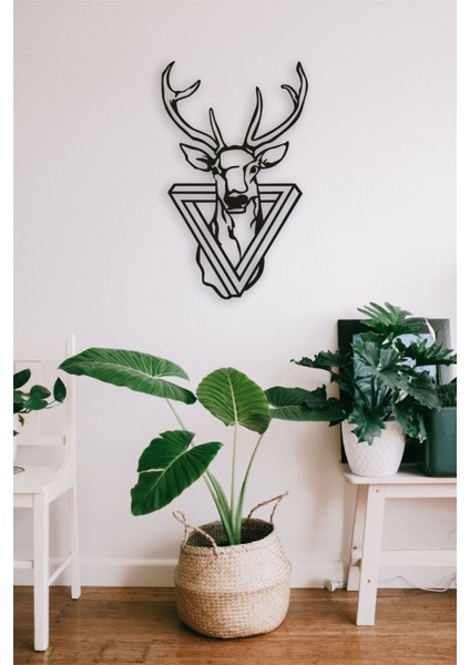 Ran Geyiği Tablo Ahşap Mdf Lazer Kesim