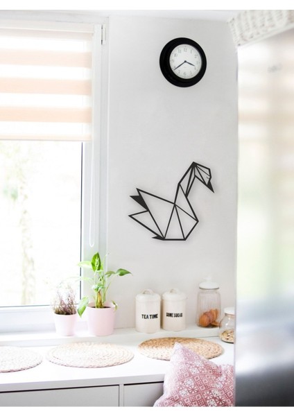 Kuğu Tablo Ahşap Mdf Lazer Kesim