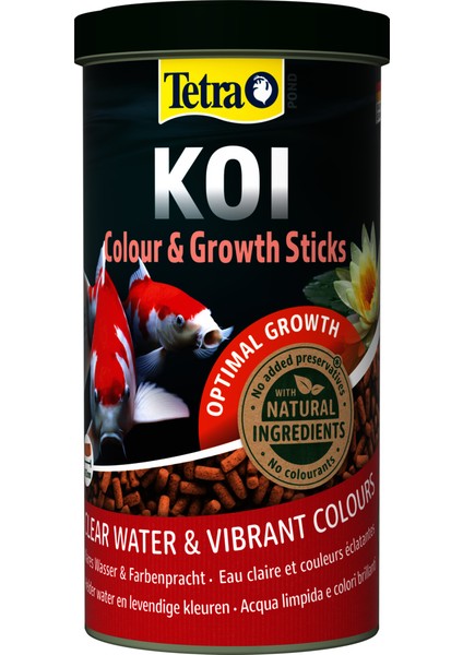 Pond Koi Colour & Growth Sticks 1000ML / 270GR