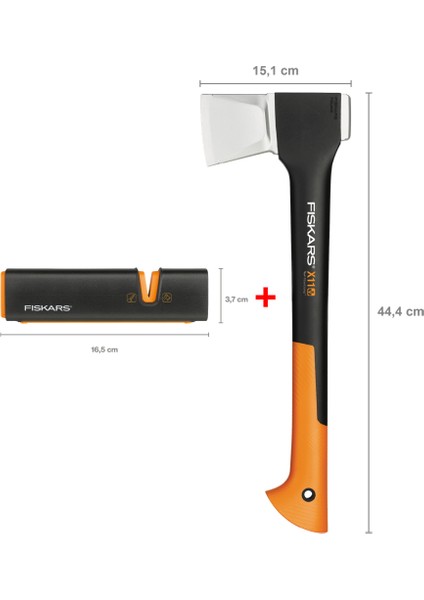 Yarma Baltası S-X11 + Balta ve Bıçak Bileyici