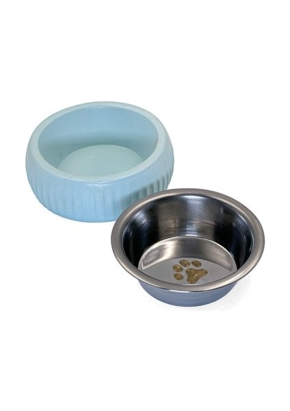 Mikopet Organik Seramik Mama Kabı Mavi fiyatları