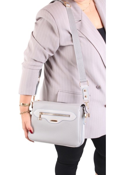 Büyük Boy 5 Bölmeli Geniş Askılı Kadın Çapraz Omuz Çantası indirimleri