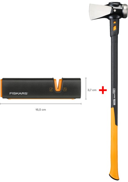 Yarma ve Vurma Baltası Xxl 8lb/36 + Balta ve Bıçak Bileyici