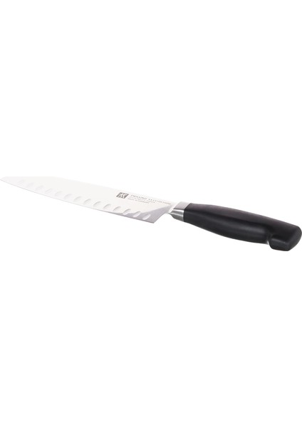 Mg Store Four Starsantoku Bıçağı, 18 Cm, Oluklu Kenar