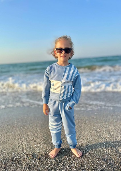 Yigit Butik Çizgili Uzun Kollu Erkek Çocuk Takım