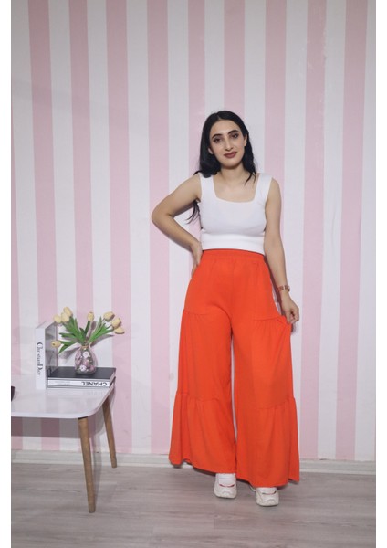 Bürümcük Bol Paça Büzgülü Lastikli Pantolon fiyatları