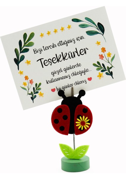 10 X 14 Cm Özel Baskılı Teşekkür Kartı 10 Adet