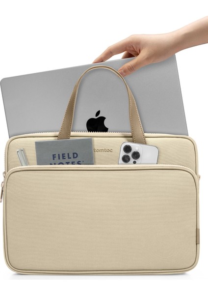 Düz Versatile A12 13.5 - 14.4 Inç Haki Laptop Notebook Çantası - A12D3K1 Haki Günlük Suya Dayanıklı fırsatları