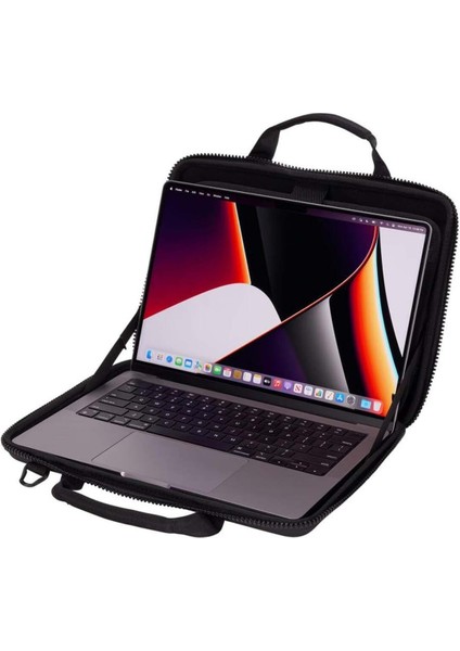 Hayır Gauntlet 4 MacBook Pro Çantası 14" - Siyah Düz Günlük Siyah