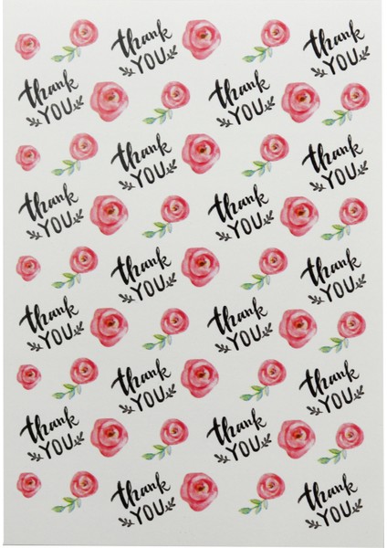 10 X 14 Cm Özel Baskılı Teşekkür Kartı 10 Adet fiyatları