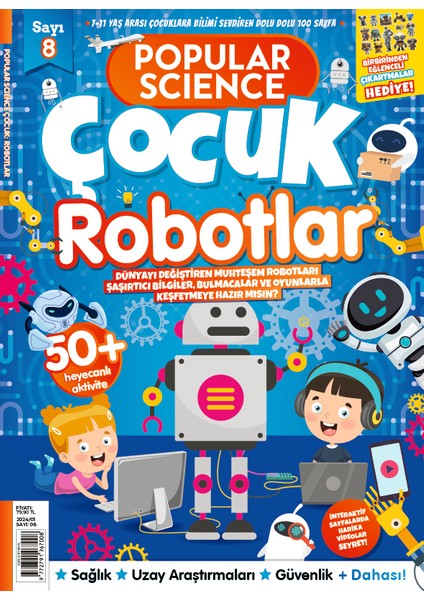 Popular Science Çocuk Dergi 8. Sayı - 2024