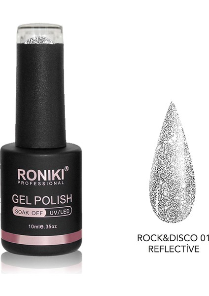 Kalıcı Flash Oje Rock Disco Reflective 01 10 ml