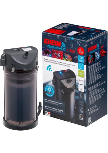 Eheım 2214 Classicvarıo+E 250 Dış Filtre Musluklu